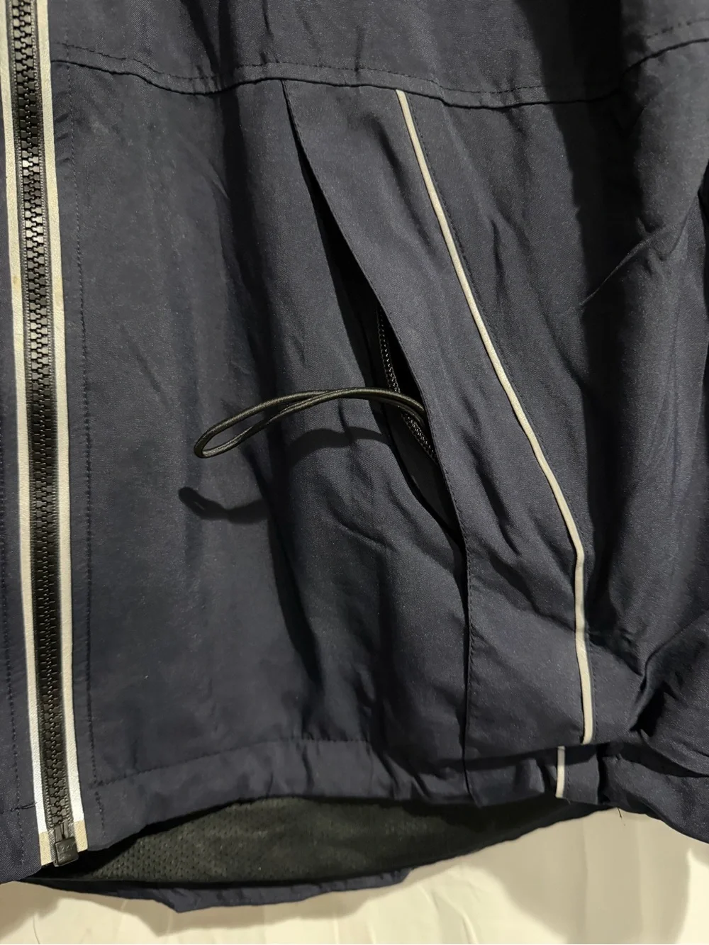 Navy NAVY Logo Windbreaker Jacket
